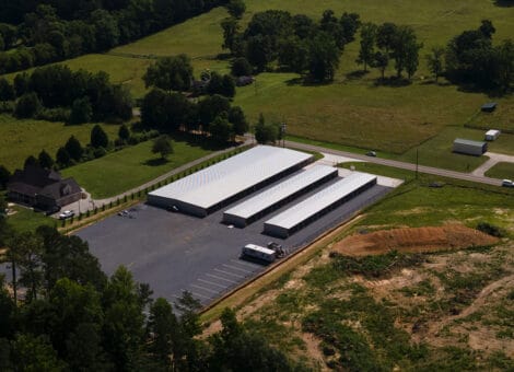 Steel mini storage buildings