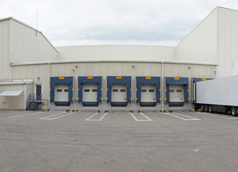 steel distribution center building
